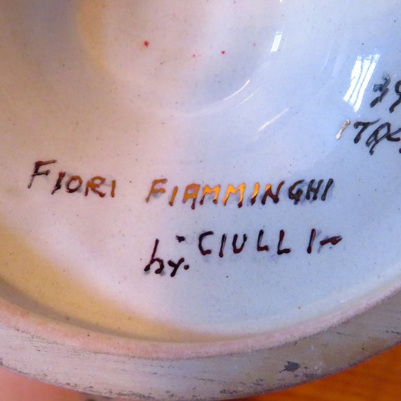 Vintage Capodimonte teapot fiori fiamminghi by Ciulli 1900 ,made in Italy, hand - Picture 10 of 10